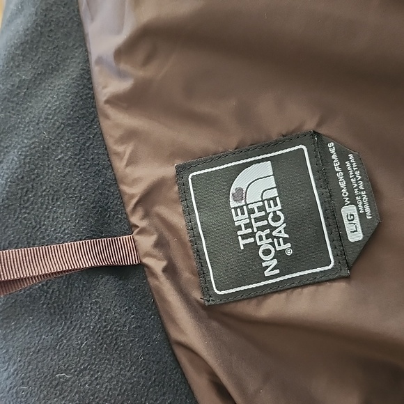 The North Face Dark Brown Quilted Down Filled Jacket, L - Picture 13 of 13